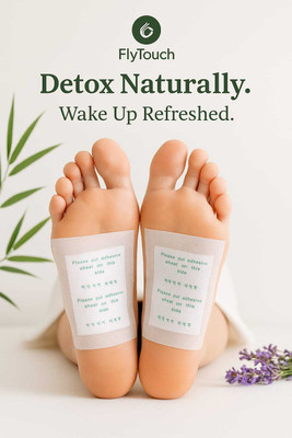 FlyTouch Sleep Soundly with Detox Foot Pads for Full Body Cleanse and Fresh Start