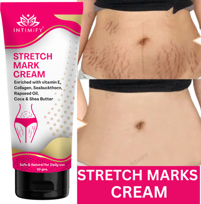 INTIMIFY Stretch Marks Cream For Pregnancy Scar removal and Moisturizing Cream(50 g)