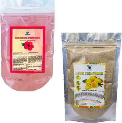 QYKKARE Natural Hibiscus and Lemon Powder for Face(2 g)