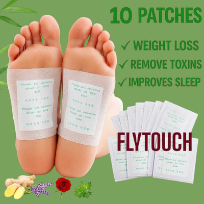 FlyTouch Detox Foot Patches to Cleanse, Heal and Boost Energy While You Sleep