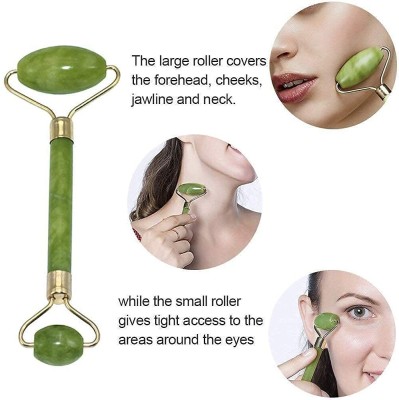 vnz Charcoal Mask for Blackhead Remover + Green Facial Massager Roller & Stone Facial Atomizer