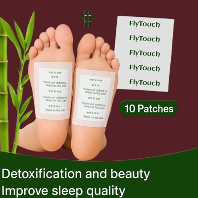 FlyTouch Deep Cleansing Detox Foot Patches to Ease Aches and Promote Sound Sleep