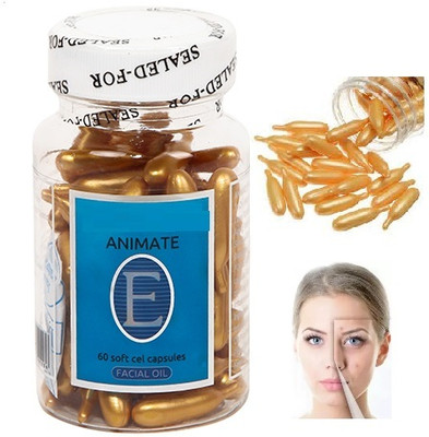 J & F Soft Gel Vitamin-E Oil Capsule For Face Care Facial Capsules(60 g)