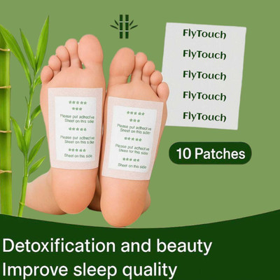 FlyTouch Natural Detox Foot Patches to Soothe, Cleanse and Restore Body Balance