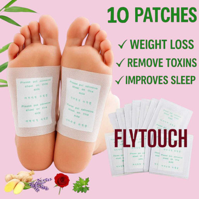 FlyTouch Deep Cleansing Foot Patches for Tired Feet, Better Sleep and Detox Effects