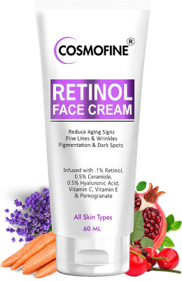 cosmofine Retinol Anti Ageing Face Cream for Skin Brightening & Reduces Fine Lines & wrinkles(60 ml)