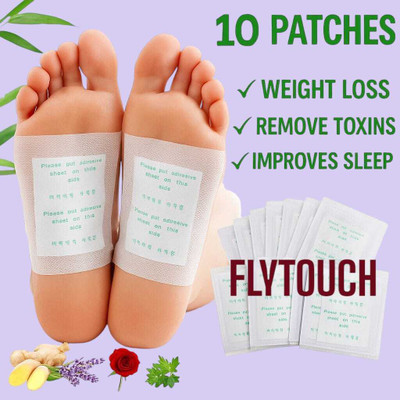 Naosucura Bamboo Charcoal Foot Patches for Internal Cleanse & Comfort at Night(10 g)