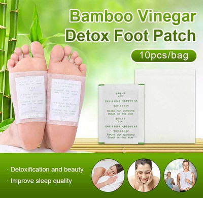 FlyTouch Detox Foot Pads for Natural Sleep Remedy, Relaxation and Stress Recovery Plaster & Patch(10 x 1 Patches)