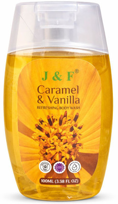 J & F Caramel And Vanilla Refreshing Body wash | Caramel And Vanilla Shower Gel(100 ml)