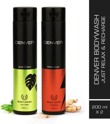 DENVER Just Relax and Recharge Body Wash(2 x 200 ml)