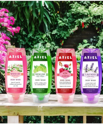 Aziel Forest Bloom and Moisturised Body Wash(4 Items in the set)