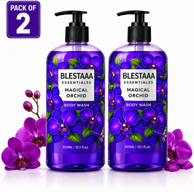 blestaaa essentialss Orchid Body Wash for Soft Glowing Skin with Deep Hydration & Fresh Fragrance(600 ml)