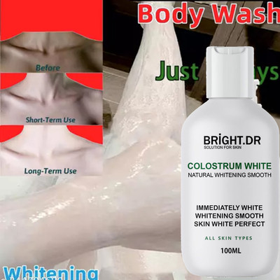 CHITAAKSH Beauty Dr Colostrum White Shower Gel Korean milk whitening shower gel 100ml.(100 ml)