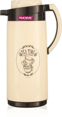 Trueware Ruff Tuff 1500 ML Insulated Flask Black 1500 ml Flask(Pack of 1, Black, Plastic, Steel)