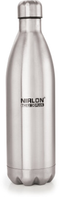 NIRLON 1000 ml Steel Bottle(Pack of 1, Silver)