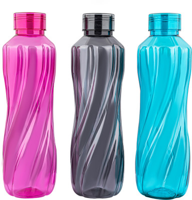HASHFLOW 1000 ml Plastic Bottle(Pack of 3, Multicolor)