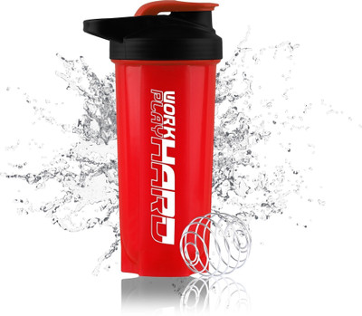 TRUE INDIAN 700 ml Plastic Shaker(Pack of 1, Red)