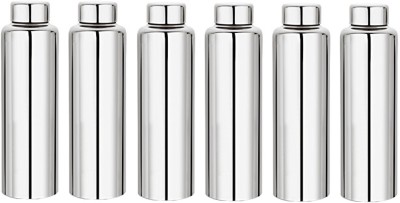 Plus Shine Water 6000 ml Bottle(Pack of 6, Silver, Steel)