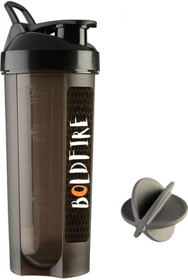 IAMALOT 700 ml Plastic Shaker(Pack of 1, Black)