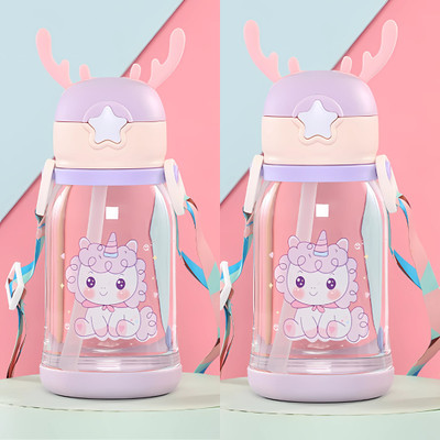 HAVANISH 600 ml PET Sipper(Pack of 2, Purple)