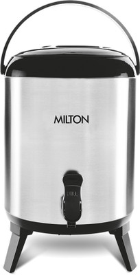 MILTON 7.6 L Steel, Plastic Flask(Pack of 1, Silver)