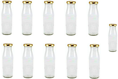 AFAST 300 ml Glass Bottle(Pack of 11, Clear)