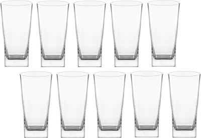 Somil (Pack of 10) Multipurpose Drinking Glass -B580 Glass Set Water/Juice Glass(350 ml, Glass, Clear)