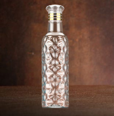 Diamond Design Plastic Water Bottle, Bpa Free, School, Collage 1000 ml Bottle(Pack of 1, White, Plastic)