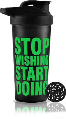 TRUE INDIAN 700 ml Plastic Shaker(Pack of 1, Green)