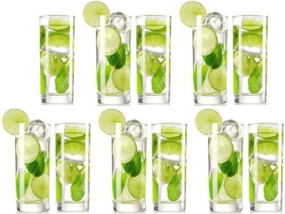 Somil (Pack of 11) Multipurpose Drinking Glass -B221 Glass Set Water/Juice Glass(300 ml, Glass, Clear)