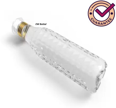 water bottles 1 litre set of 6, bottles for fridge,Transparent, 1000ml 1000 ml Bottle(Pack of 1, White, Plastic)