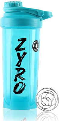 ZYRO 700 ml Plastic Shaker(Pack of 1, Green)
