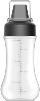 Flamoxo Porous Squeeze Condiment Bottle Hot Sauce Dispenser Five Hole Container 350 ml Bottle(Pack of 1, Multicolor, Plastic)