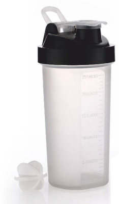 SSSTORE 500 ml Plastic Shaker(Pack of 1, White)