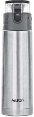 MILTON 500 ml Steel Flask(Pack of 1, Silver)