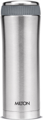 MILTON 450 ml Steel Flask(Pack of 1, Silver)