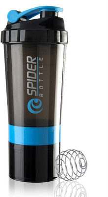 TRUE INDIAN 500 ml Plastic Shaker(Pack of 1, Blue)