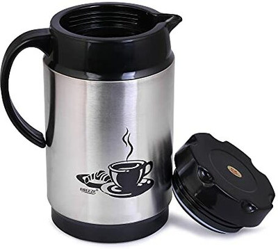 Steela BREEZE 2200 ml Steel Flask(Pack of 1, Silver)