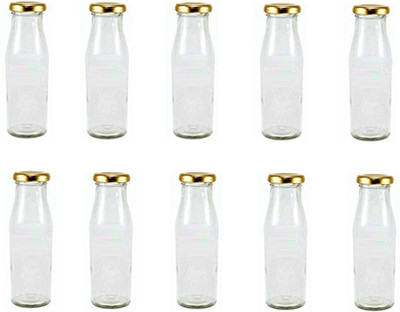 AFAST 300 ml Glass Bottle(Pack of 10, Clear)
