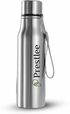 Prestlee Tag Stainless Steel Water Bottle 1000 ML 1000 ml Bottle(Pack of 1, Silver, Steel)