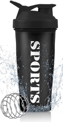 ZYRO 650 ml Plastic Shaker(Pack of 1, Black)