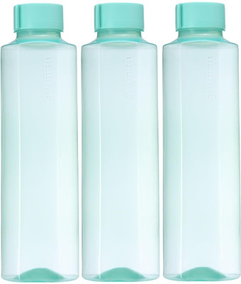 Gluman 1000 ml Plastic Bottle(Pack of 3, Green)