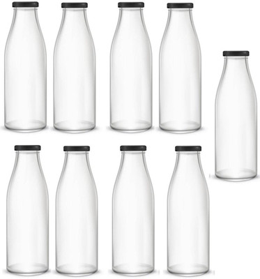 AFAST 500 ml Glass Bottle(Pack of 9, Clear)