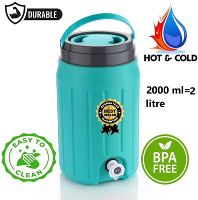 Pack of 1 Water bottle with Tap | 2 Liter Portable Water bottle 2000 ml Water 2000 ml Bottle Plastic