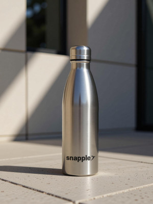 Snapple Pack of 1 Hydra Stainless Steel Water Bottle Single Wall ISI Certified 1000 ml Bottle Steel