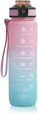 SBTs 1000 ml Plastic Sipper(Pack of 1, Pink, Blue, Yellow)