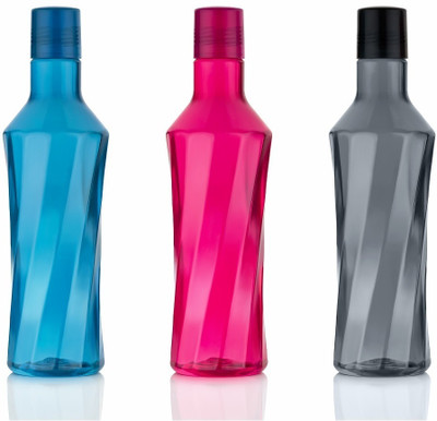 Pack of 3 PLASTIC WATERBOTTLE IN NEW SHAPE FOR YOUNG GENERATION LEAK ...