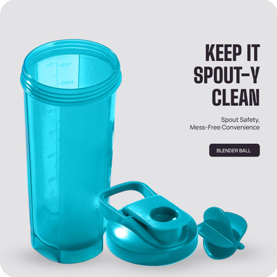 IMPHI 700 ml Plastic Shaker(Pack of 1, Green)