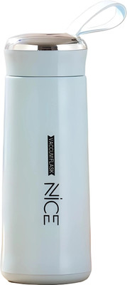 xwipe 400 ml Glass Flask(Pack of 1, Pink)