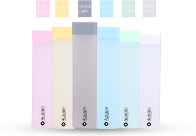 Actilife Pack of 6 Actilife Plastic Food Grade Fridge Square Water Bottle Gift Set 1000 ml Bottle Plastic